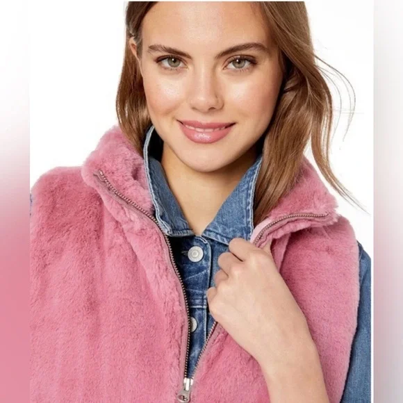J. CREW FAUX FUR VEST - Picture 9 of 10